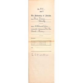 Withdrawing from music exam