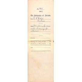 Deferring exam and asking for appointment