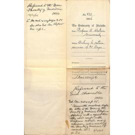 Asking Registrar to reconsider dismissal of employee