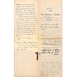 Asking for recognition of prior study