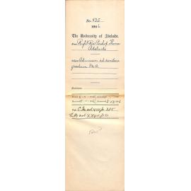 Applying for MA ad eundem gradum