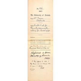 Asking for exam fee credit