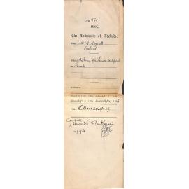 Asking for Senior Certificate in Greek