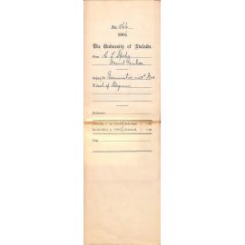 Examination on 28th November and cost of Telegrams