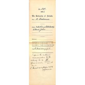 Extension of Scholarship to Miss Jurs