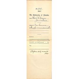 Re Miss Commane sitting for Music Examination