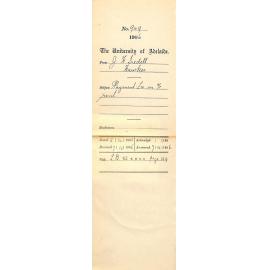 Payment £10 on Accounts rent