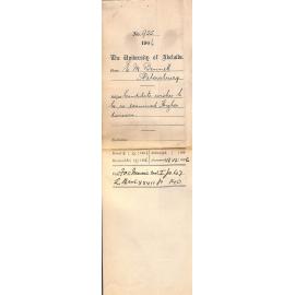 Candidate wishes to be Re examined Higher Division