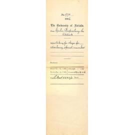 Asking for Cheque for Advertising Special Number