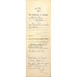 Payment £14-11-8 and asking for reduction