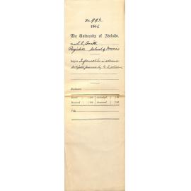 Information in Advance Subjects passed by B Sc Students