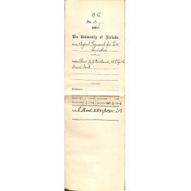 Paid Y J Pentland, W G Pye and Co, David Nutt