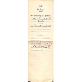 Received draft for £140-1-5