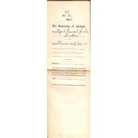 Received draft £159-1-8