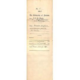 J B McNeil - Traffic Manager South Australian Railways - Unable to refund any excess fare paid by Mr Miles