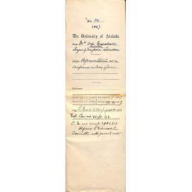 Mrs Ord Marshall - Secretary League of Empire London - Representative at a Conference in May and June