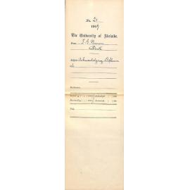 Frederick George Brown - Perth - Acknowledging Diploma