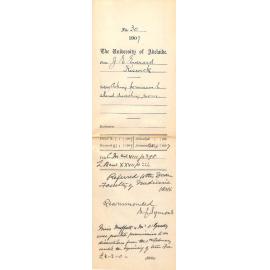 James Edward Everard - Keswick - Asking permission to attend Dissecting Room