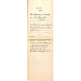 E A Randell - Perth - Present arrangements to continue Wants 30% Commission and Prices of Stationery