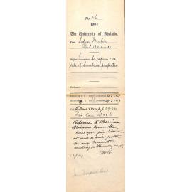 Sidney Malin - Port Adelaide - Invoices for repairs and re sale of Semaphore properties