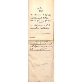 Richard D Pitcher - Institute of Chemistry of Great Britain and Ireland  - Will recognise the University Examinations and particulars