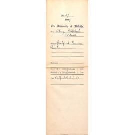 Alwyn G Roberts - Adelaide - Certificate Business Practice