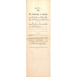 Australasian Association for the Advancement of Science - Thanking Council for use of Building