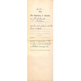 Josiah Percival Willmott - Mitcham - Can Western Australian student do 3rd Year Science Subjects