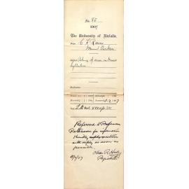 C H Reeves - Mount Barker - Asking if error in Music Syllabus