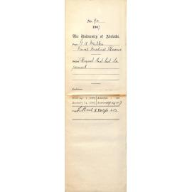 G A Miller - Naval Medical Reserve - Request that list be revised