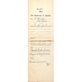 Duncan Menzie - Morchard Public School - Exemption from Economics