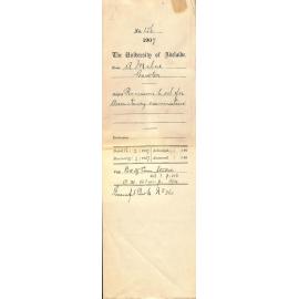 Alexander Milne - Gawler - Permission to sit for Accounting Examination