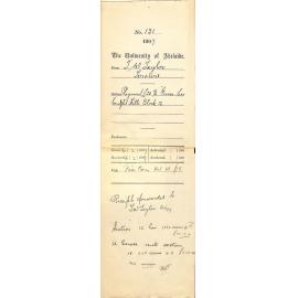 Thomas W Taylor - Terowie - Payment £25-7-6 Gower has bought Hills Block 12