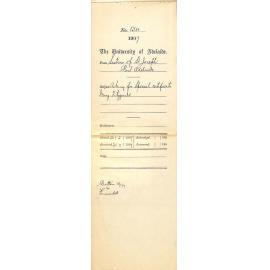 Sisters of St Joseph - Port Adelaide - Asking for Special Certificate Mary Fitzgerald