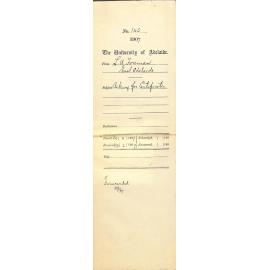 Louis Aloysius Foreman - East Adelaide - Asking for Certificates