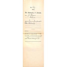 J Glasson - Kadina - Re Examinations passed and Elder Scholarship