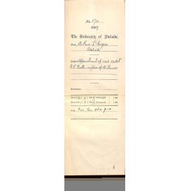 Arthur L Rogers - Adelaide - Appointment of new Cadet G F Bull in place of W Thomas