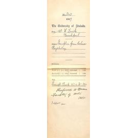 William H Frick - Beachport - Exemption from lectures Psychology