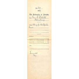 Miss Ethel Hilditch - Petersburg - Asking for Certificates Music