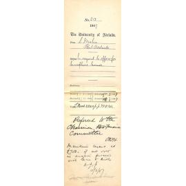 Sidney Malin - Port Adelaide - In regard to offers for Semaphore House