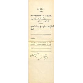 Clement William Hingston Lake - Waymouth Street - Asking for Final Certificate Law