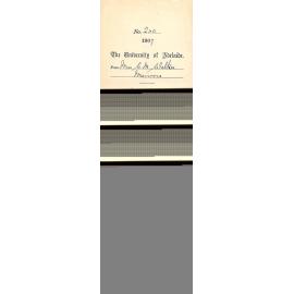 Miss Constance M Walker - Manoora - Asking for Music Certificates