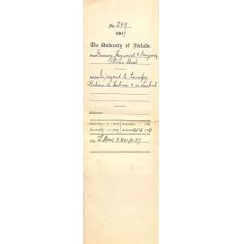 Murray Hayward and Magarey - Pirie Street - In regard to transfer Rubien to Hubner and re Laubsch