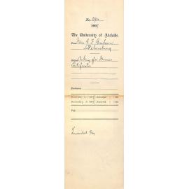 Miss G F Graham - Petersburg - Asking for Music Certificates