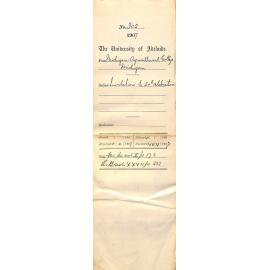 Michigan Agricultural College - Michigan - Invitation to 50th Celebration