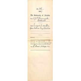 Albert Johannes Paul Kummnick - Stockwell - In regard to Exemption from lectures English Literature