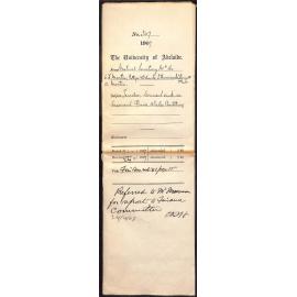 Mutual Sanitary Maintenance Company CH Martin Bottger Delank L Harris McDougall Gow A Martin - Tender Connect sink in basement Prince Wales Building