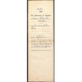 Messrs Wilson Brothers - Aberdeen - Forwarding Lantern Slides