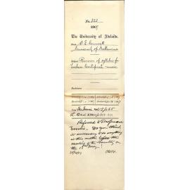 Walter Emerson Cornwall - University of Melbourne - Revision of Syllabus for Teachers Certificate Music