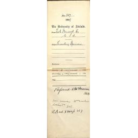 Foote Mineral Company - United States of America - Forwarding Specimens